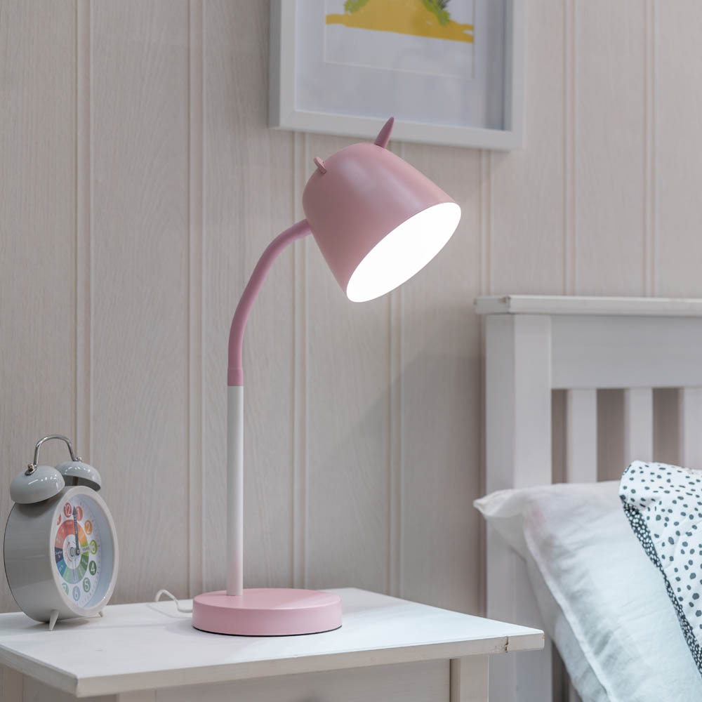 ValueLights Unicorn Desk Table Lamp with LED Lights Image 2