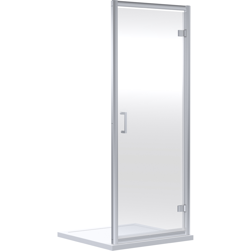 nuie Chrome Pivot Shower Door 76cm Image 1