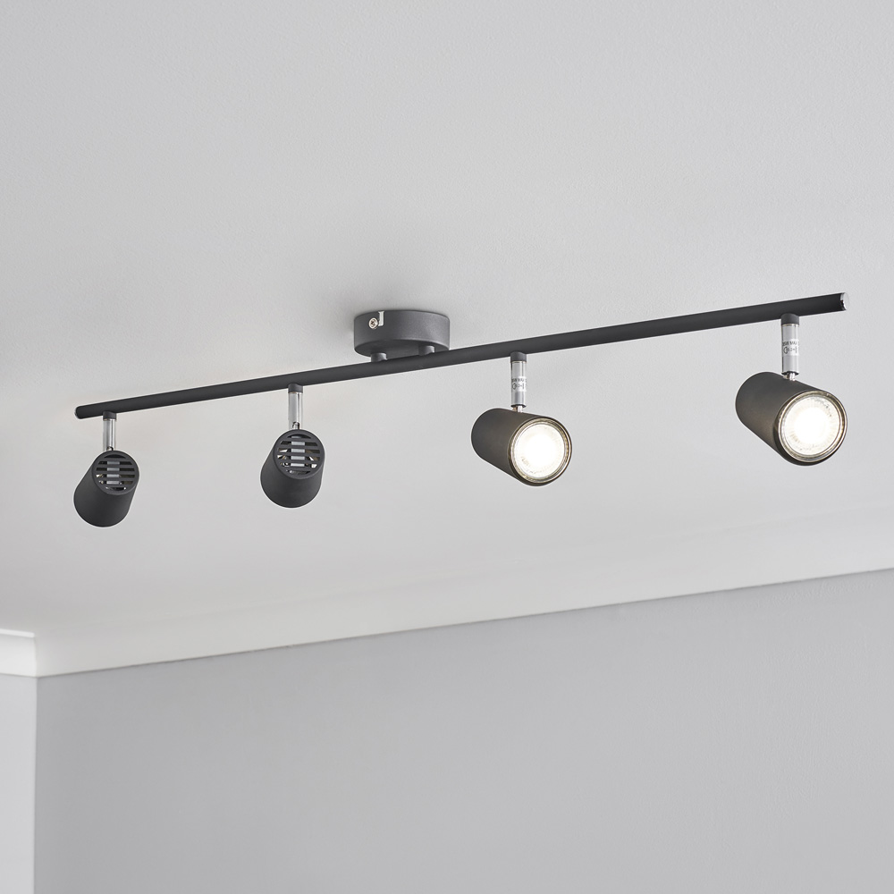 Inlight Aurora Nickel 4 Spot Light Bar Image 2