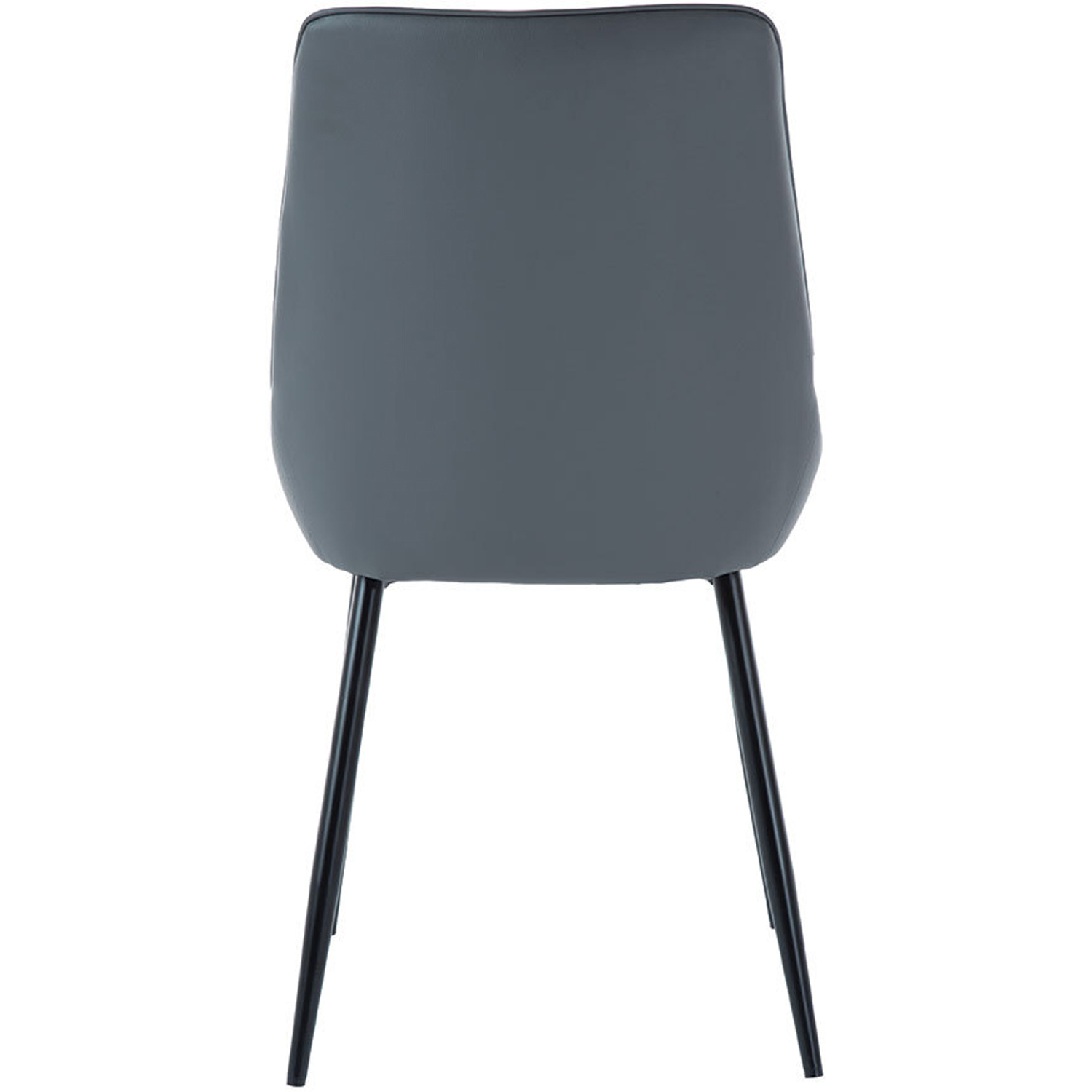 Sorrento Set of 2 Dark Grey Dining Chair Image 7