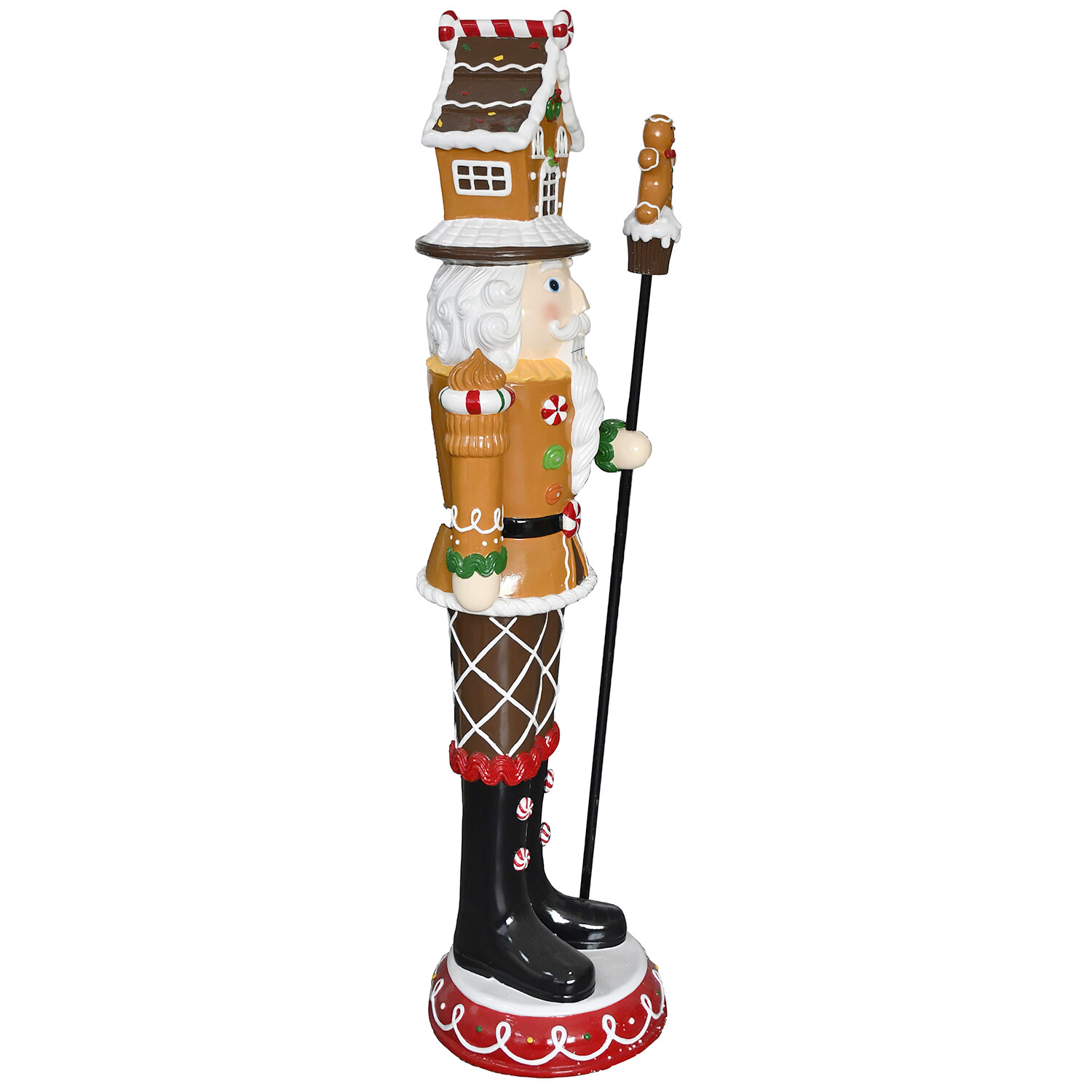LED Gingerbread Nutcracker Multicolour Image 3