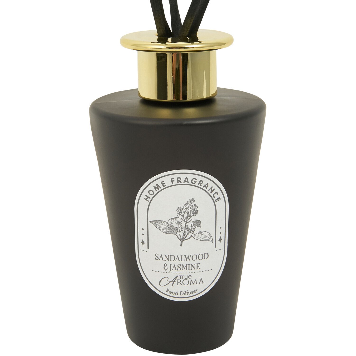 Sandalwood & Jasmine Diffuser 200ml - Black Image 4