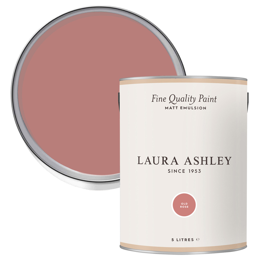 Laura Ashley Old Rose Matt Emulsion Paint 5L Image 1