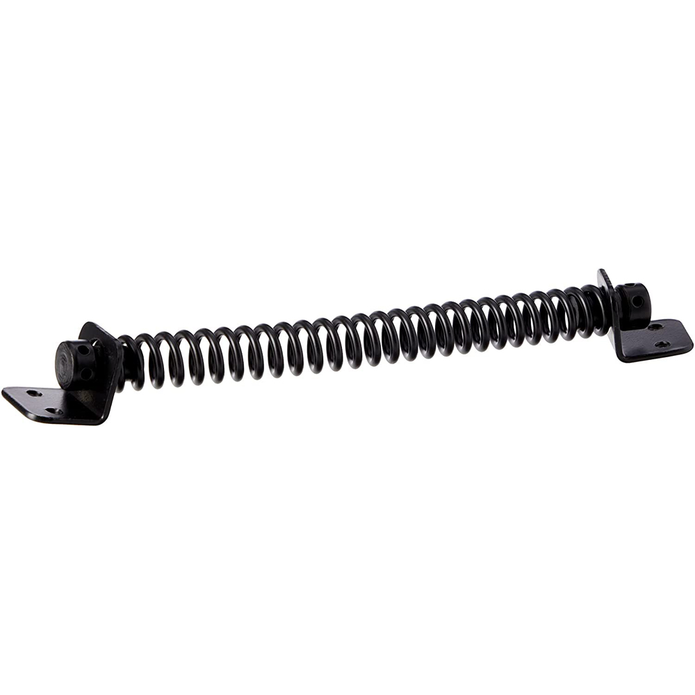 Golden Grace Black Self Locking Closing Garden Gate Spring Closers 250mm 2 Pack Image 2