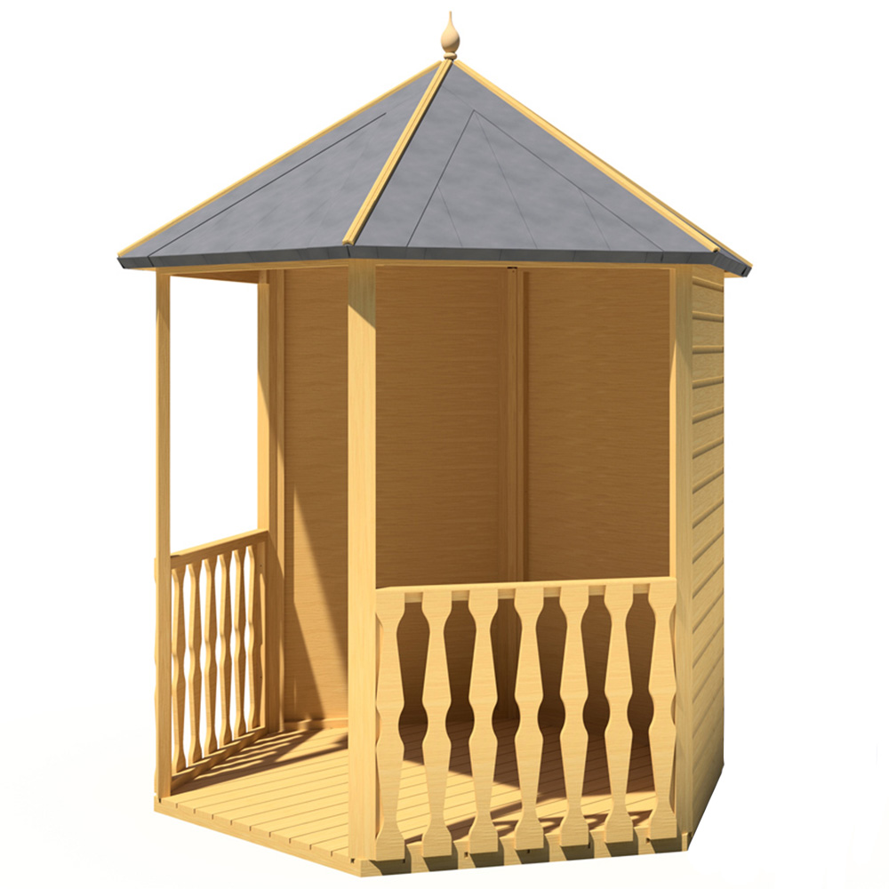 Shire 7 x 6ft Gazebo Pressure Treated Arbour Image 3