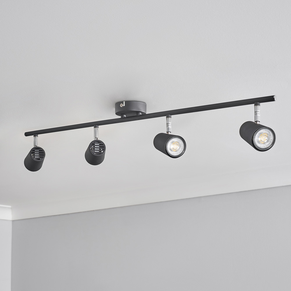 Inlight Aurora Nickel 4 Spot Light Bar Image 6