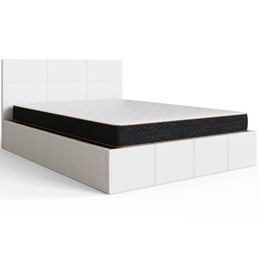 GFW King Size White End Lift Ottoman Bed Image 4