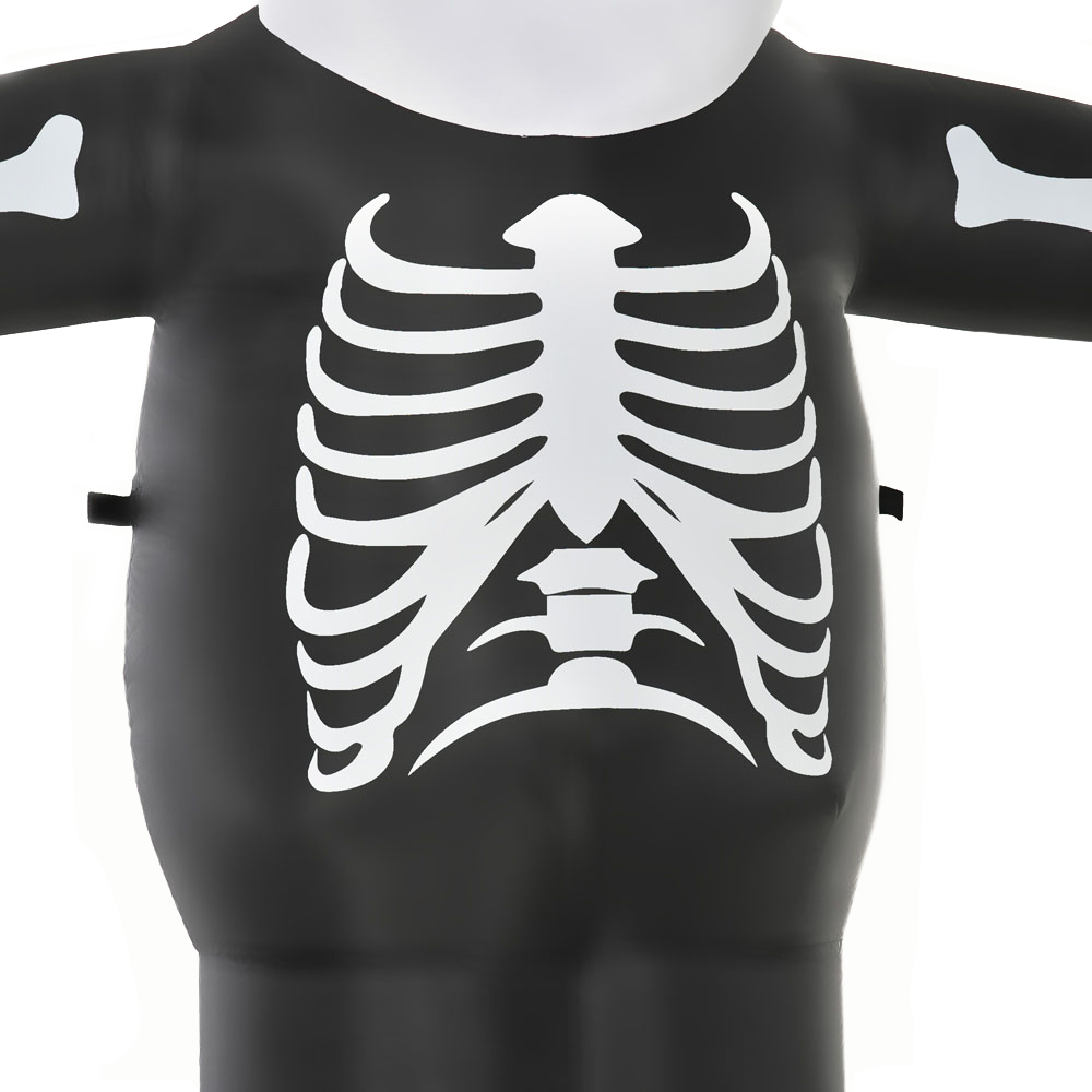 HOMCOM Halloween Inflatable Skeleton Ghost 3m Image 3