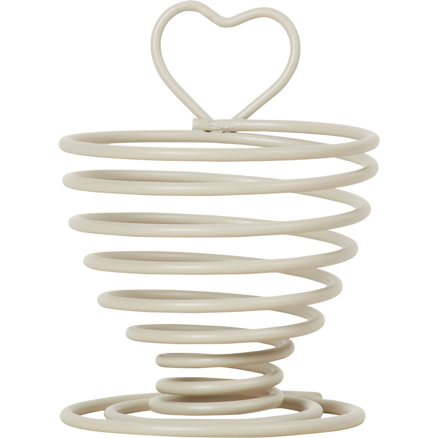 Set of 2 Hearts Egg Cups - Cream Image 2