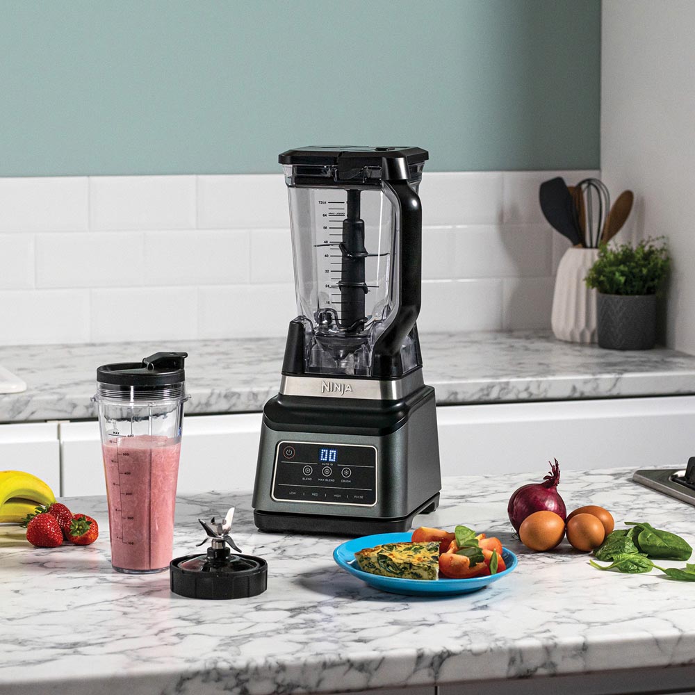 Ninja BN750UK 2-in-1 Black Auto-iQ Blender 2.1L Image 2