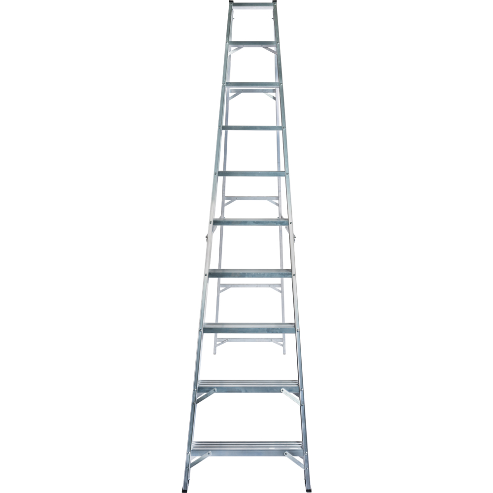 Lyte Ladders and Towers MagnaStep 10 Tread Aluminium Swingback Step Ladder Image 3