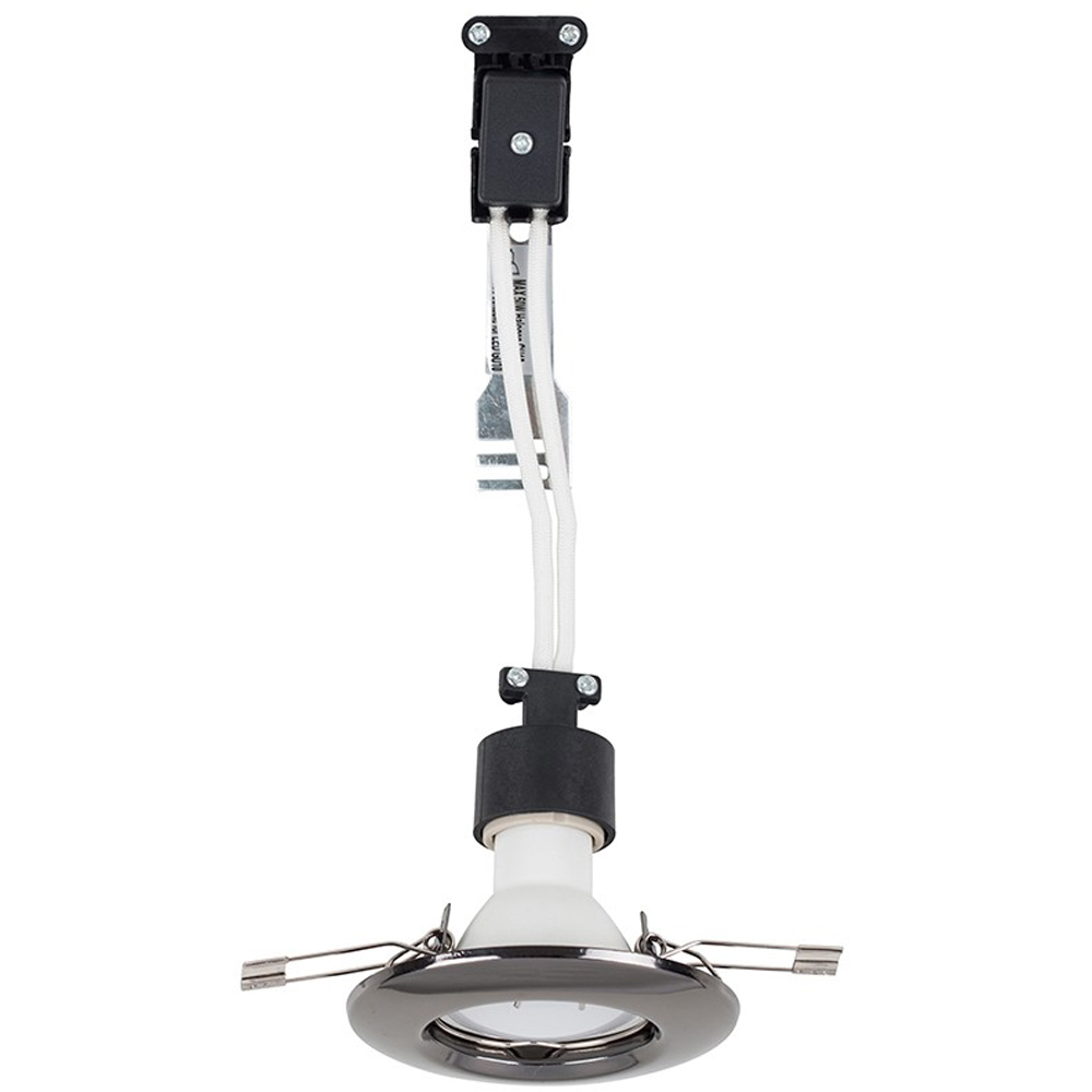 ValueLights Black Chrome Cool White LED Ceiling Downlight 30 Pack Image 1