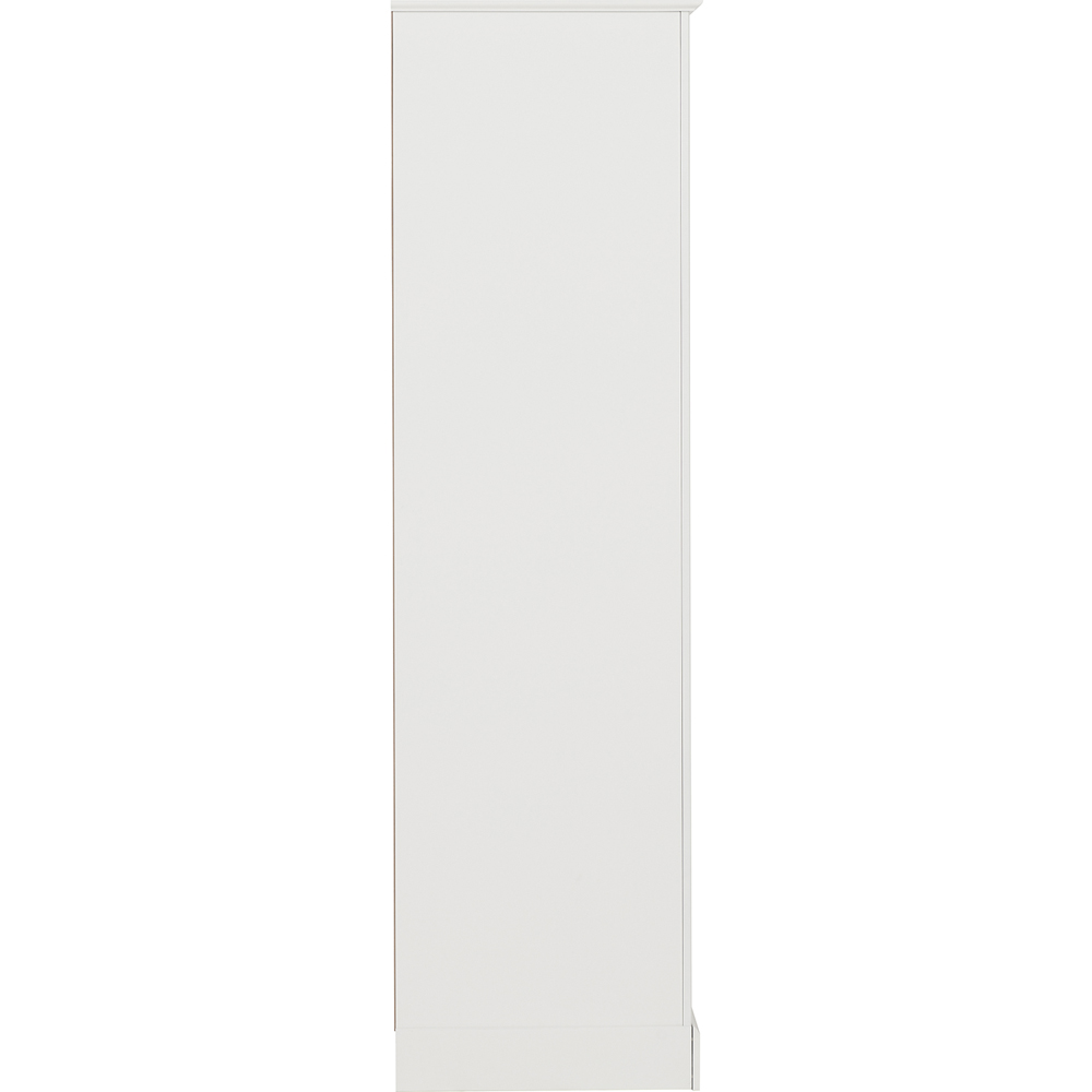Seconique Stratford 2 Door White Wardrobe Image 5