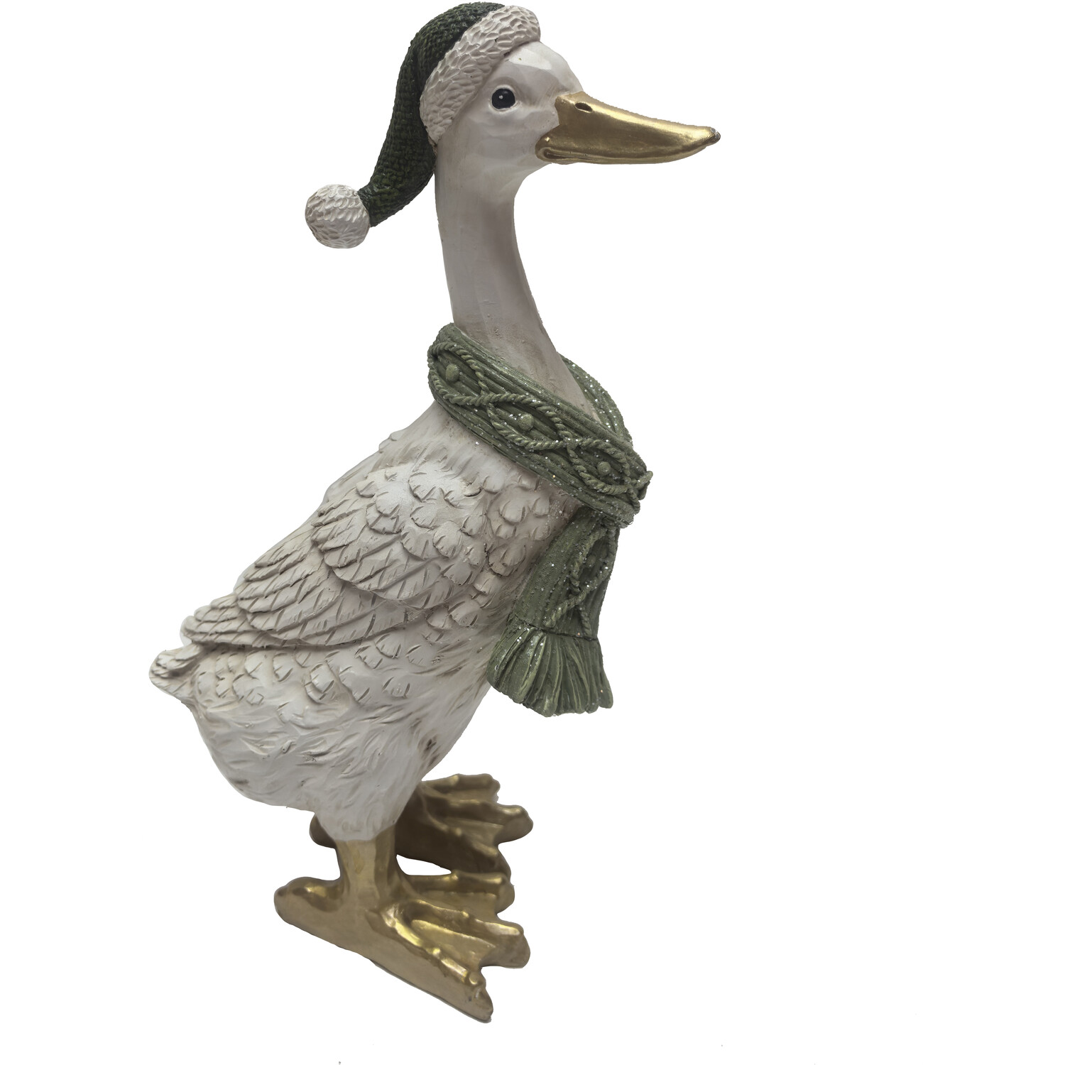 Cosy Cottage Duck Ornament Green Image 3