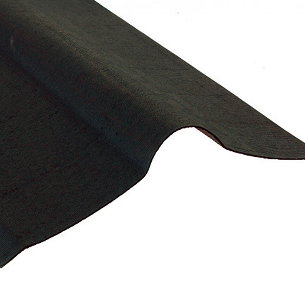 Coroline Black Bitumen Sheet Ridge 1000 x 1000mm Image 2