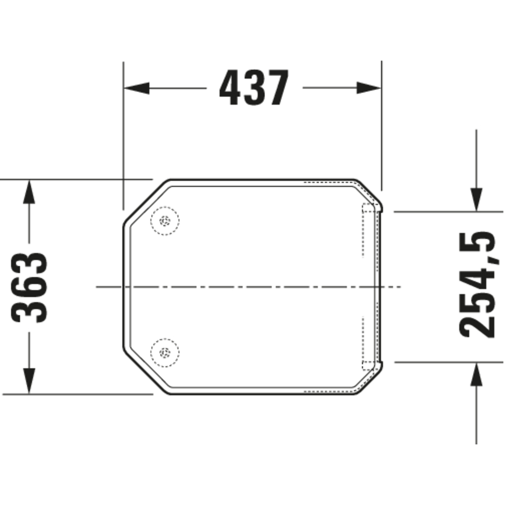 Duravit Octagonal White Toilet Seat and Cover 367 x 437mm Image 9