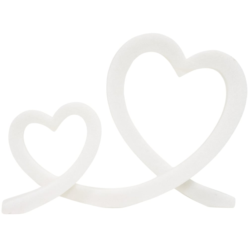 Double Heart Ornament Neutral Image 2
