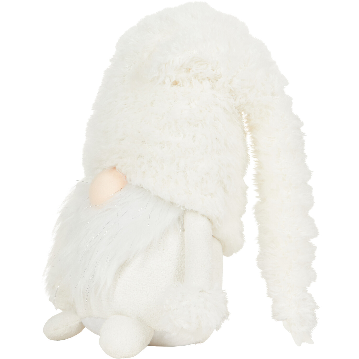 Fluffy Sitting Gonk - White Image 2