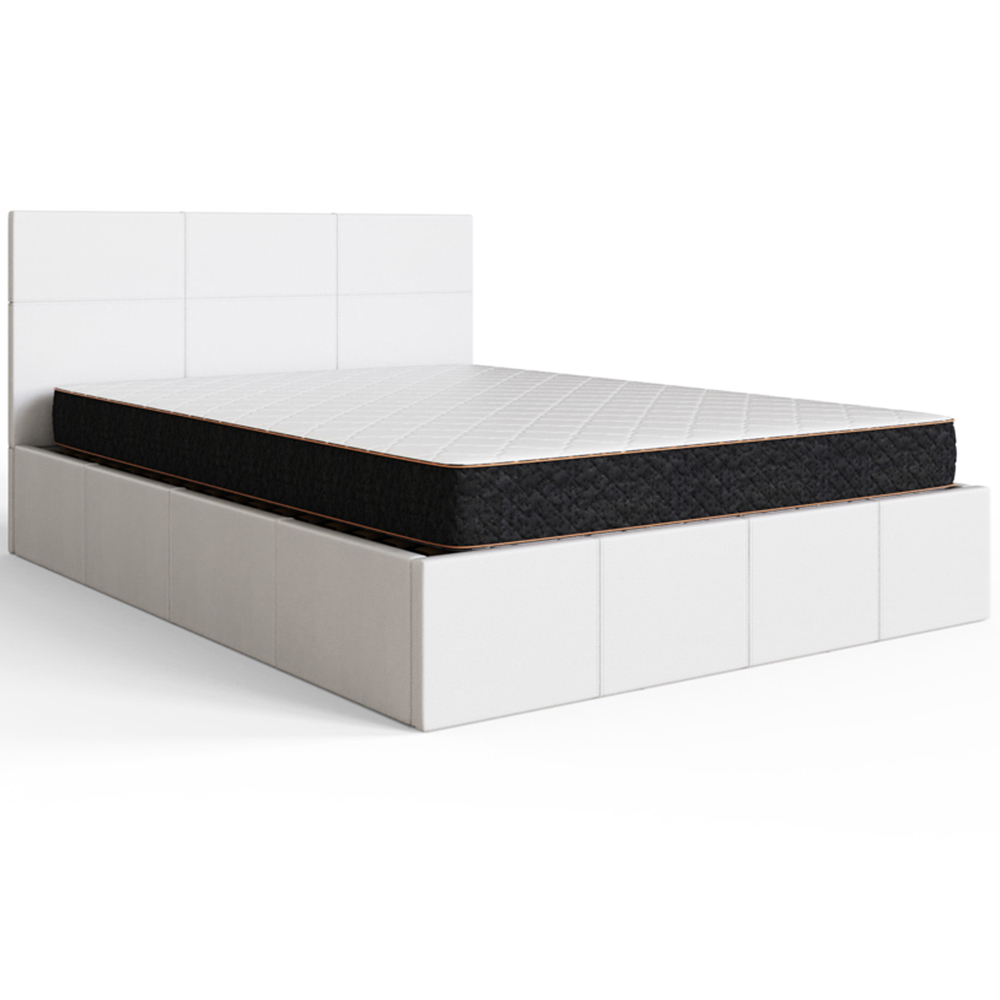 GFW Small Double White End Lift Ottoman Bed Image 4