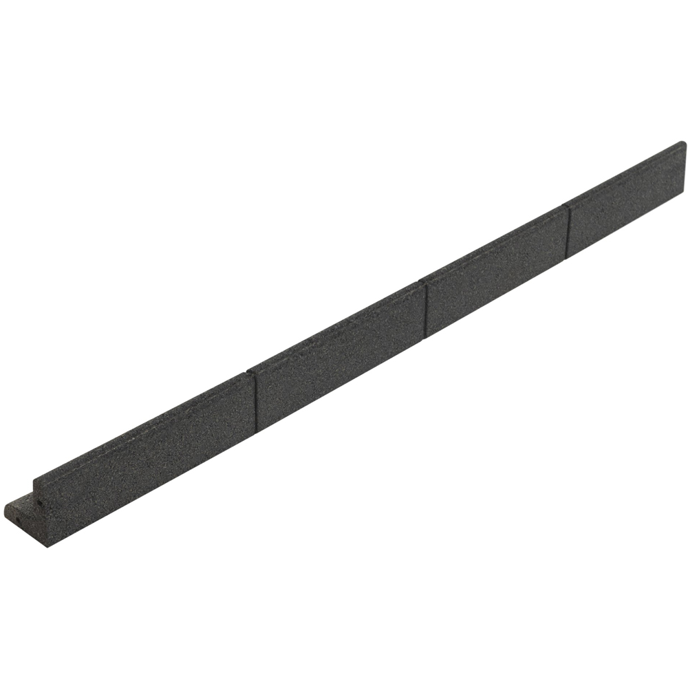 MonsterShop Grey Flexible Lawn Edging with Mallet 55.2m Image 3