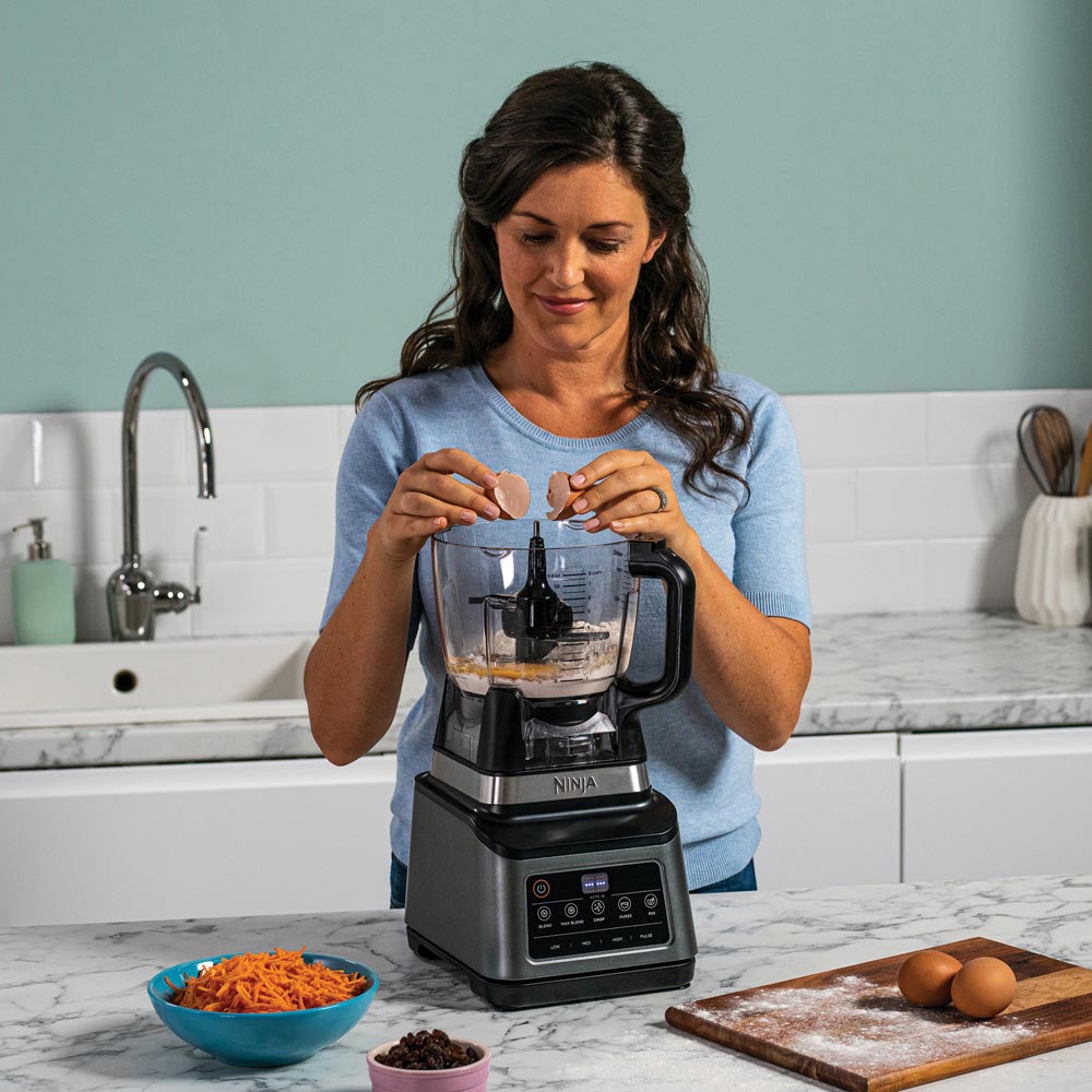 Ninja BN800UK 3-in-1 Black Auto-iQ Food Processor 1200W Image 2