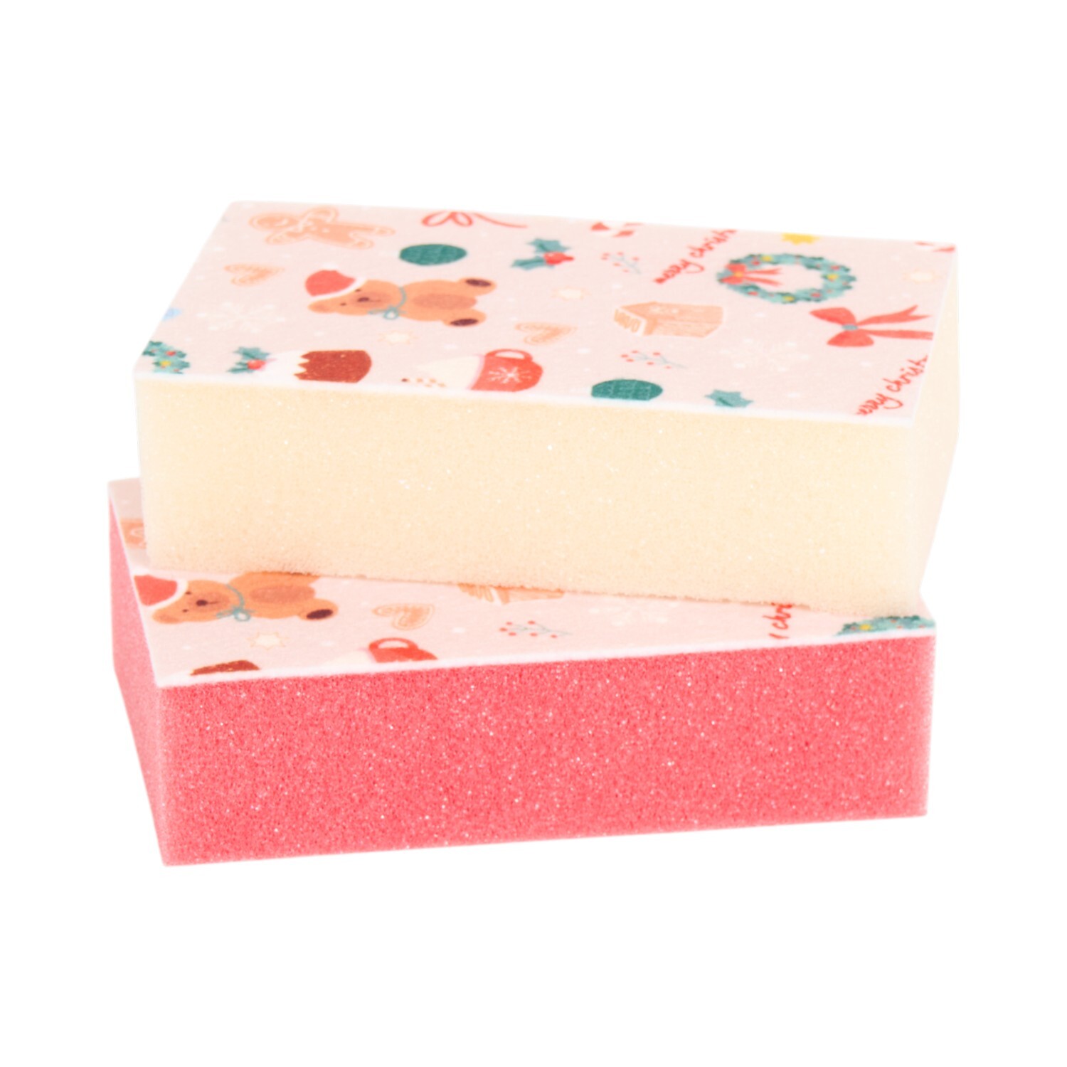 Pack of 2 Cosy Christmas Sponges Image 7