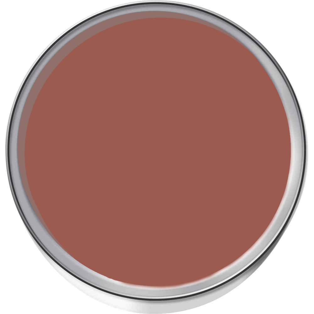 Hemway Red Oxide Exterior Matt Acrylic Emulsion Paint 2.5L Image 3
