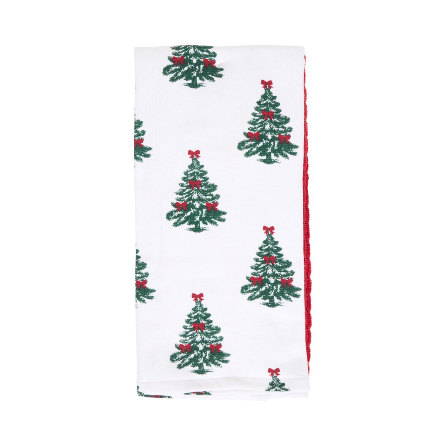 Pack of 2 Bow Christmas Tree Tea Towels Image 2