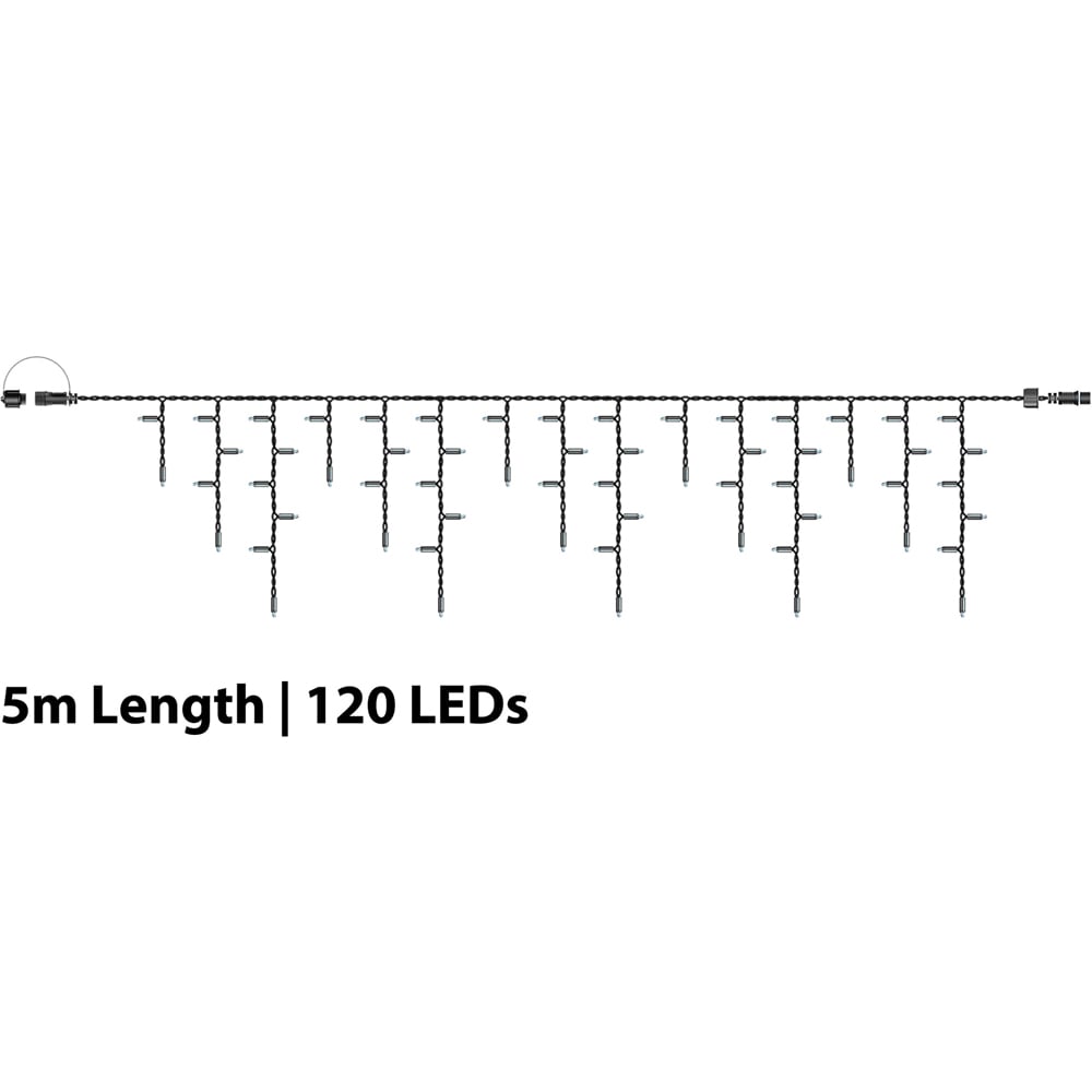 Eagle Connect 120 Cool White LED Icicle Light 5m Image 6