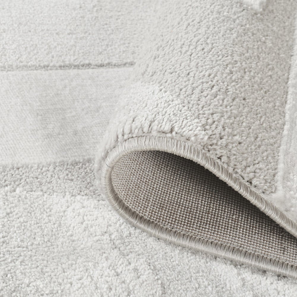 Desire Rugs Hamilton Silver Abstract Motif Rug 60 x 220cm Image 4