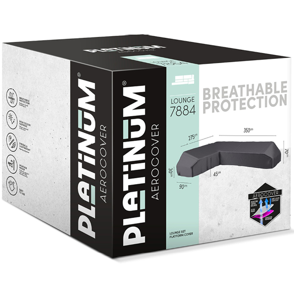 Platinum AeroCover Right Hand L Shaped Outdoor Sofa Cover 350 x 90cm Image 2