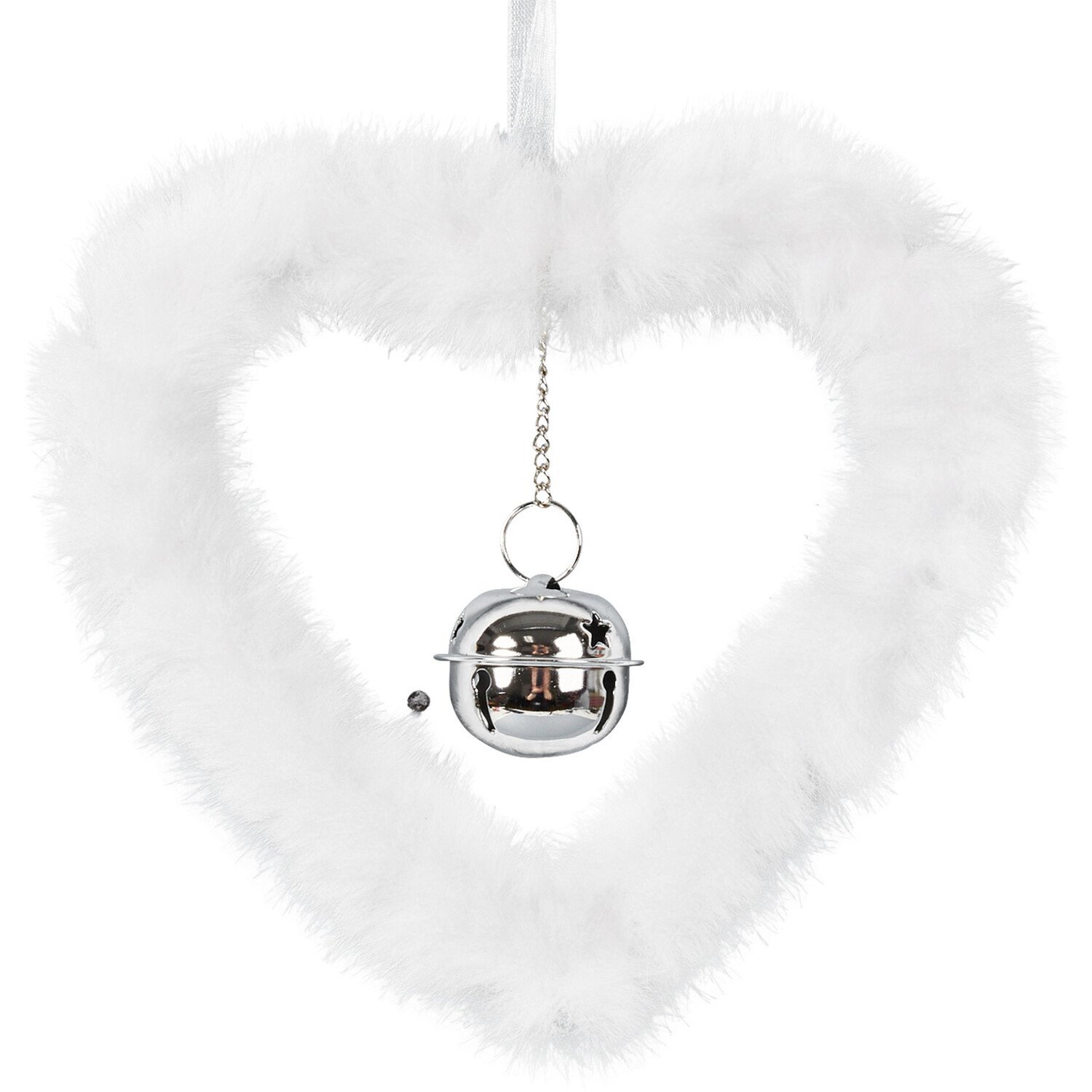 Set of 2 Hanging Fluffy Decorations Image 3