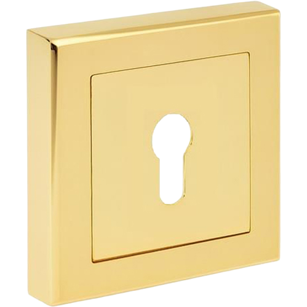 Golden Grace Electro Brass 3 and 5 Lever Escutcheon Door Key Hole Image 2