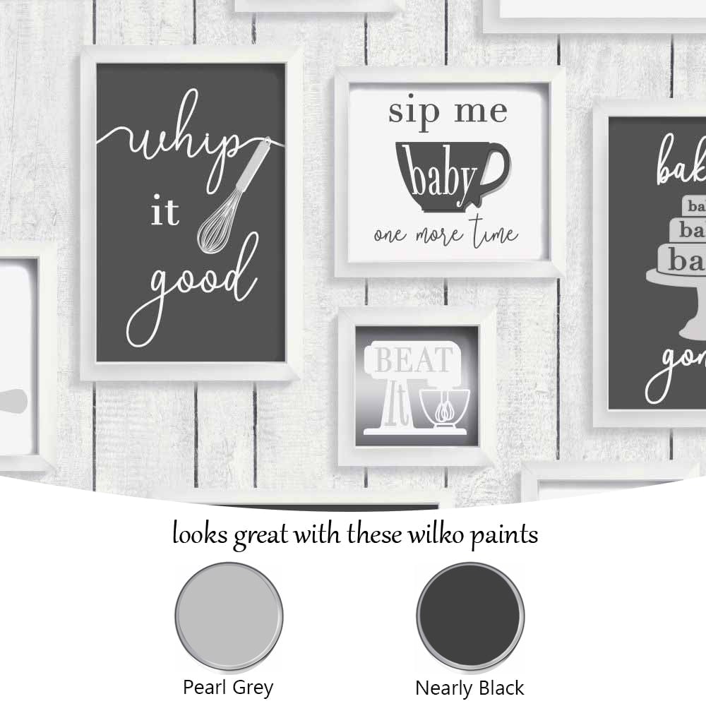 Contour Framed Quotes Black and White Wallpaper Image 5