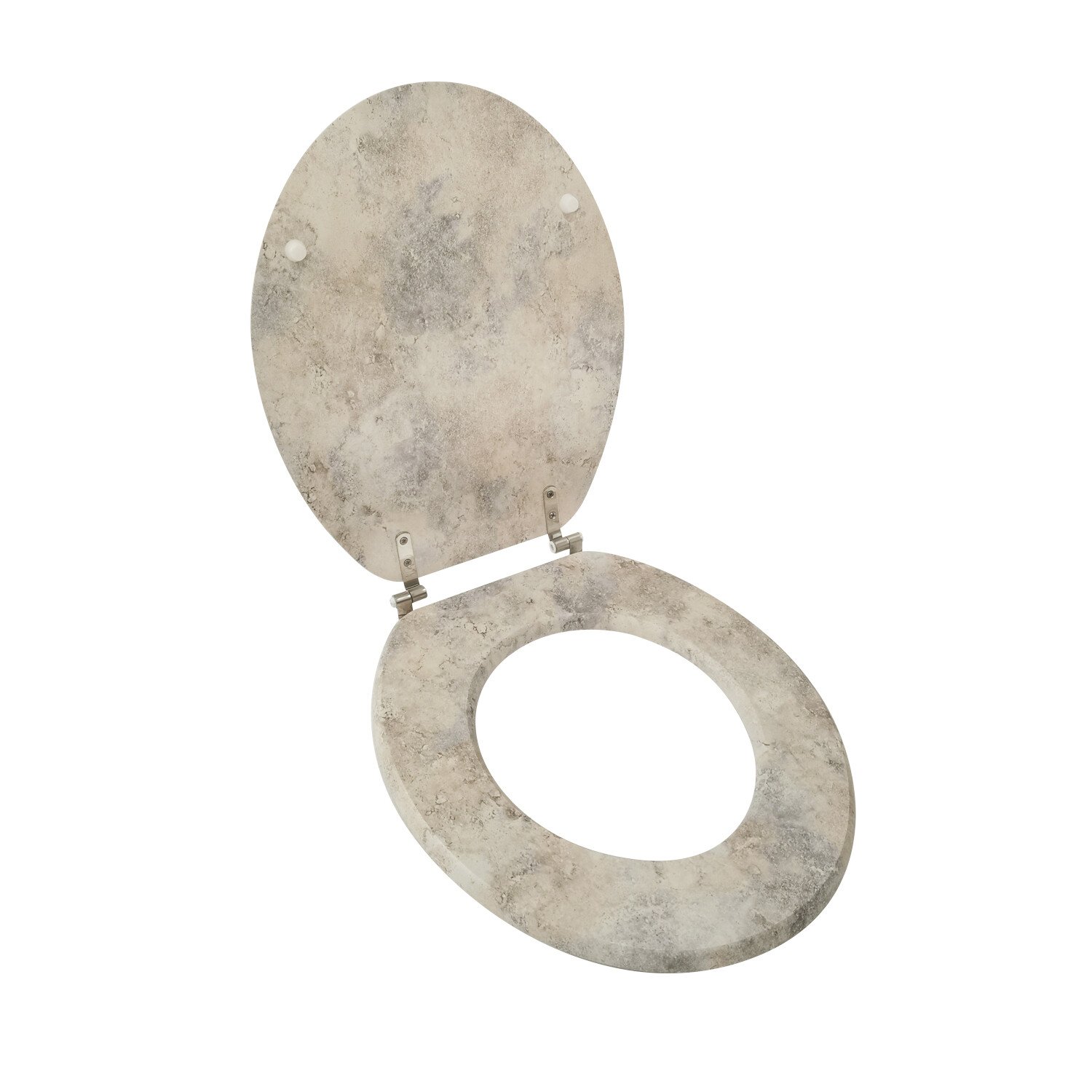 Maybury Toilet Seat Brown Image 2