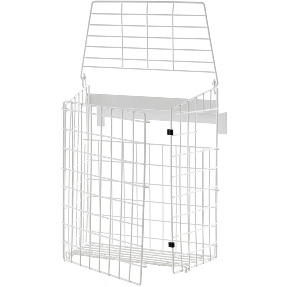 House of Home White Easy Access Letterbox Cage Image 2
