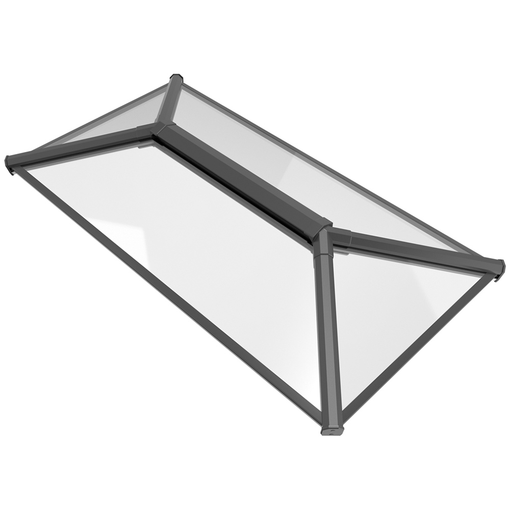 Crystal Aluminium  Skylight Roof Grey 7016 Ext White Int 2000mmx1500mm Image 1