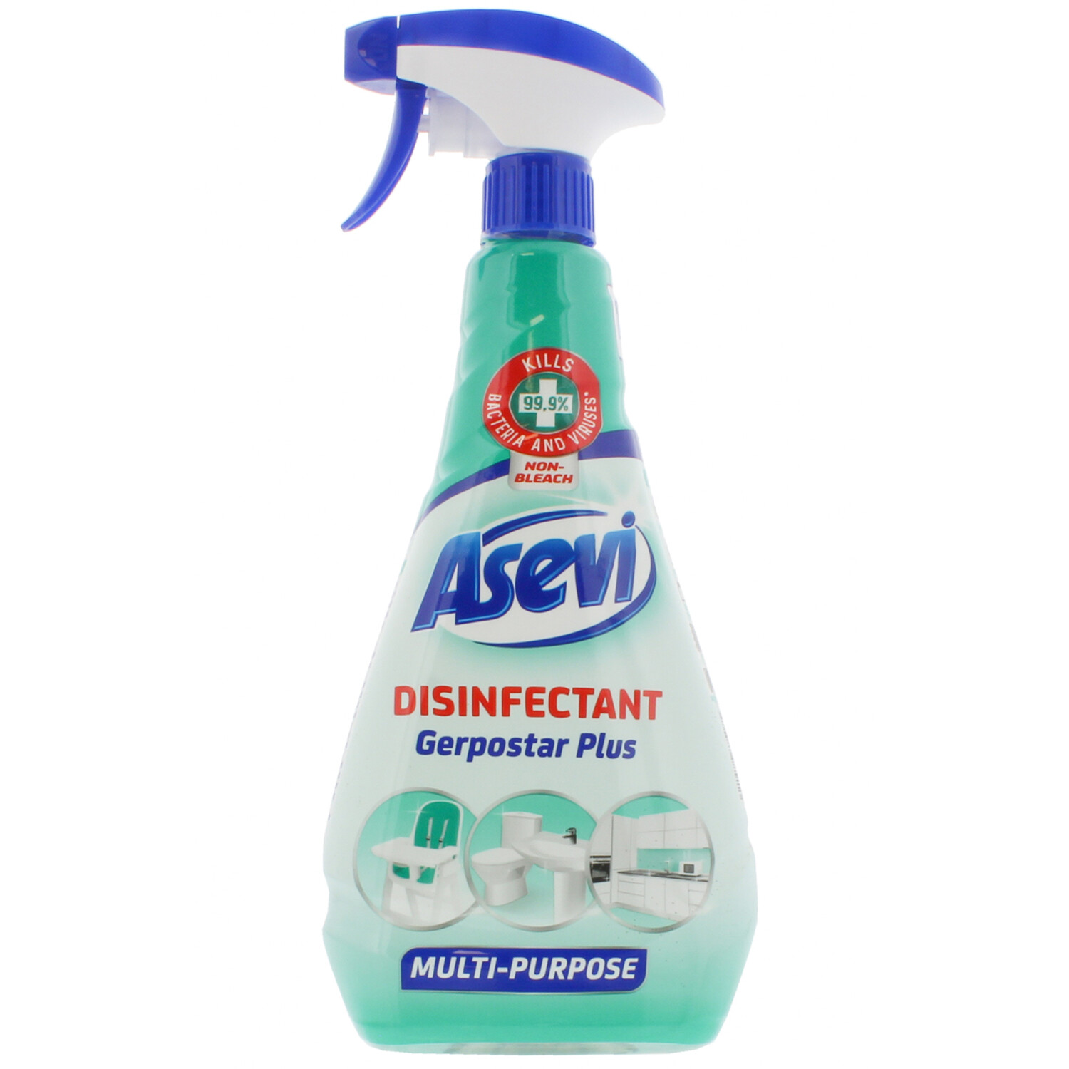 Asevi Multi Purpose Disinfect Spray 750ml - Blue Image