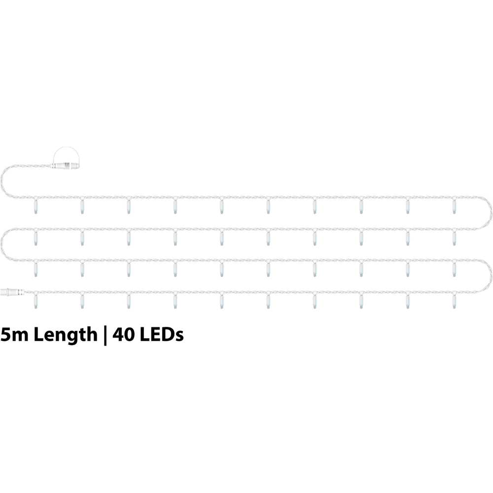 Eagle Connect 40 Cool White LED String Light 5m Image 7