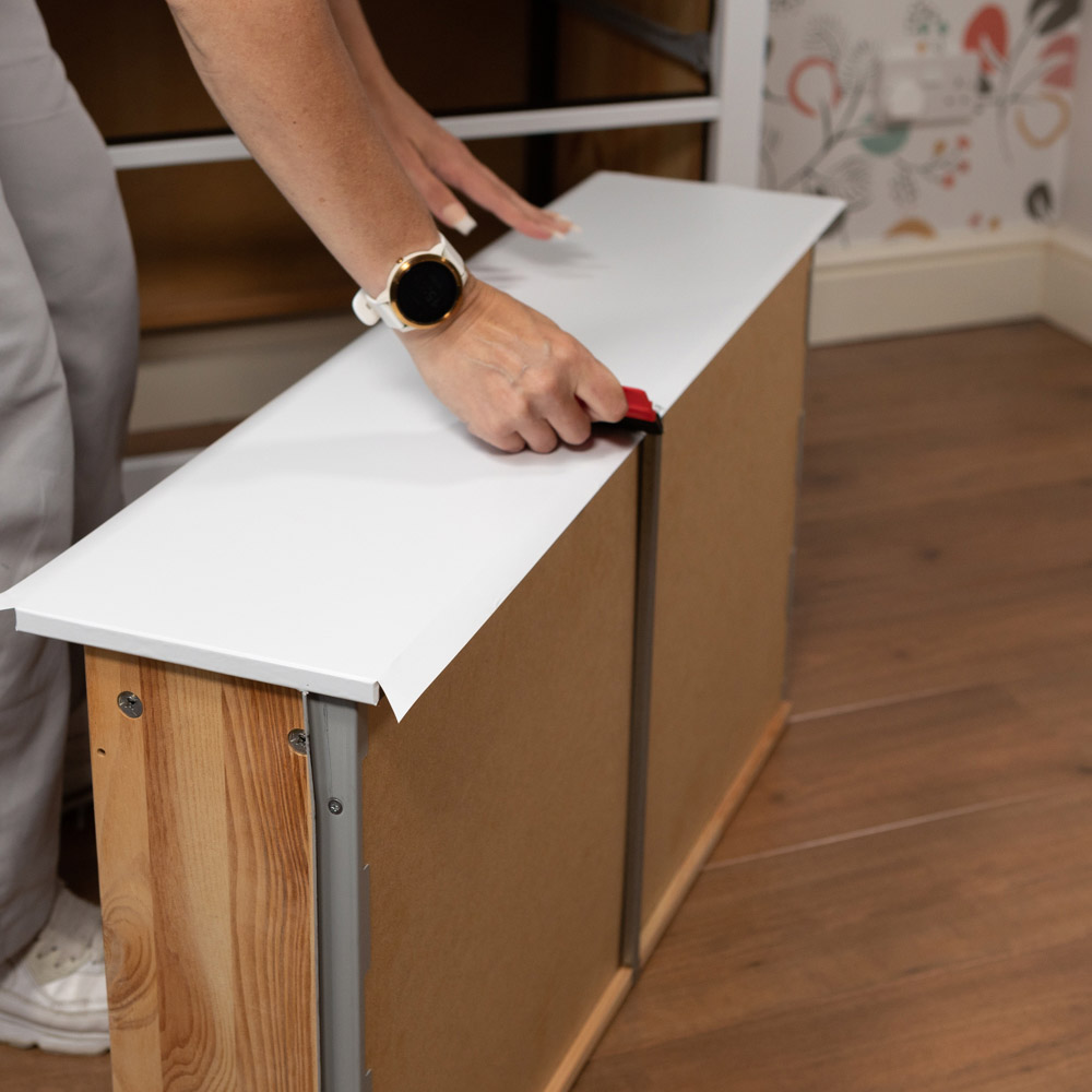 d-c-fix Matt White Sticky Back Plastic Vinyl Wrap Film 67.5cm x 5m Image 4