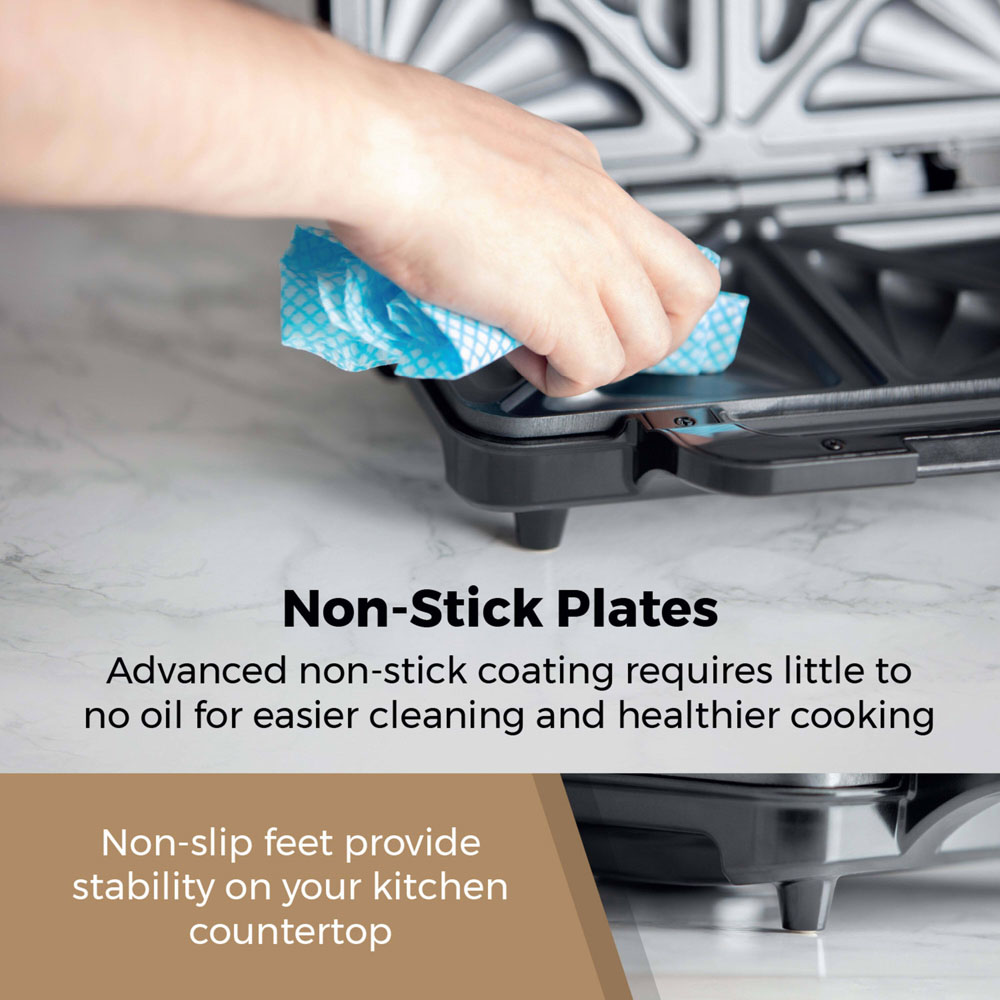 Tower Rose Gold and Black Deep Fill Sandwich Maker Image 4