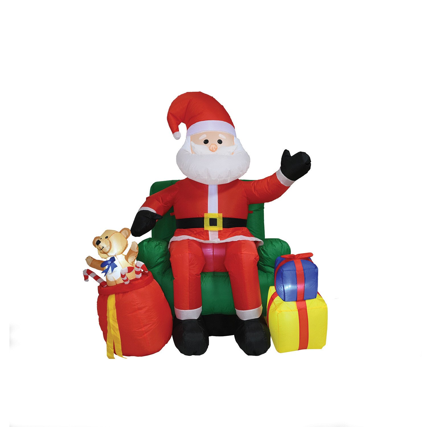 Armchair Inflatable Santa 6ft Image 2
