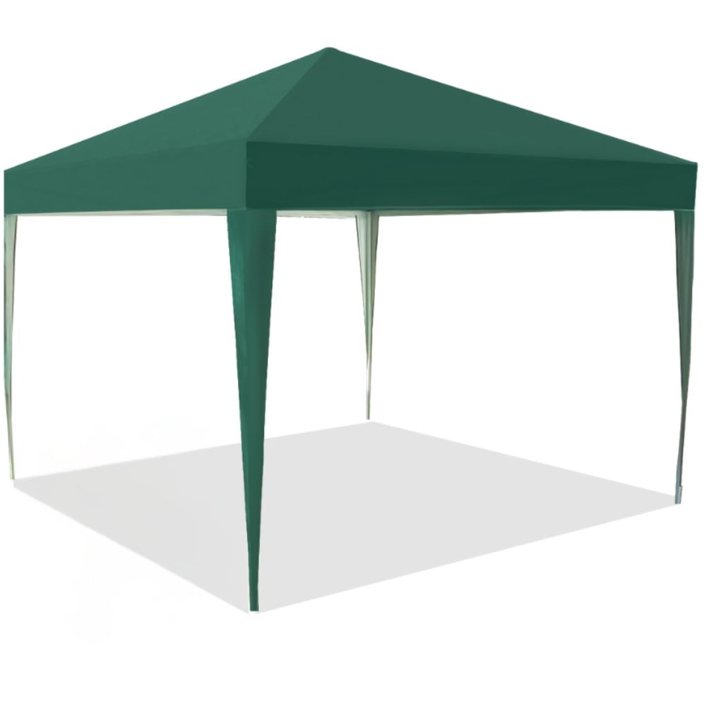 Home Source 2 x 2m Green Easy Up Garden Outdoor Gazebo with Bag Image 2