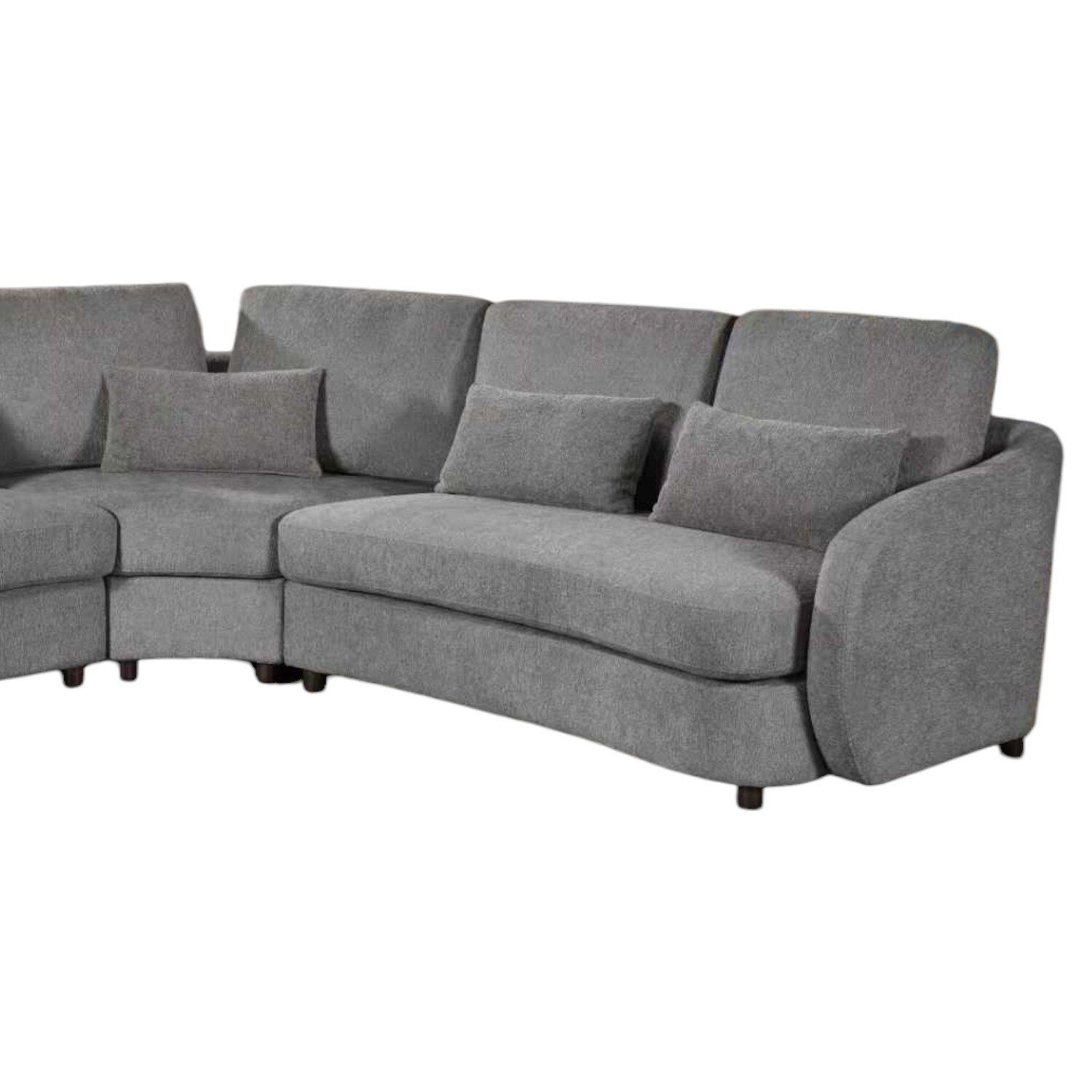 Mabel Corner Sofa Grey Image 4