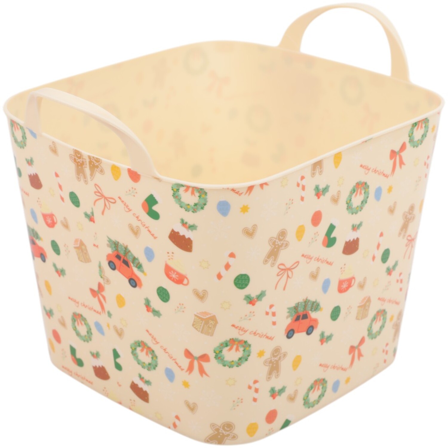 Cosy Christmas Cleaning Caddy Neutral Image 2