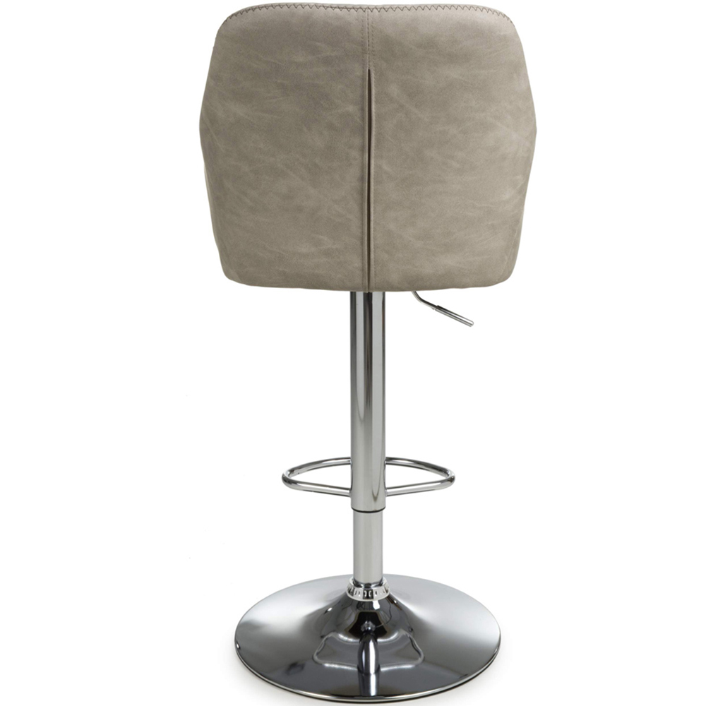 Shankar Serena Mink Leather Bar Stool Set of 2 Image 6