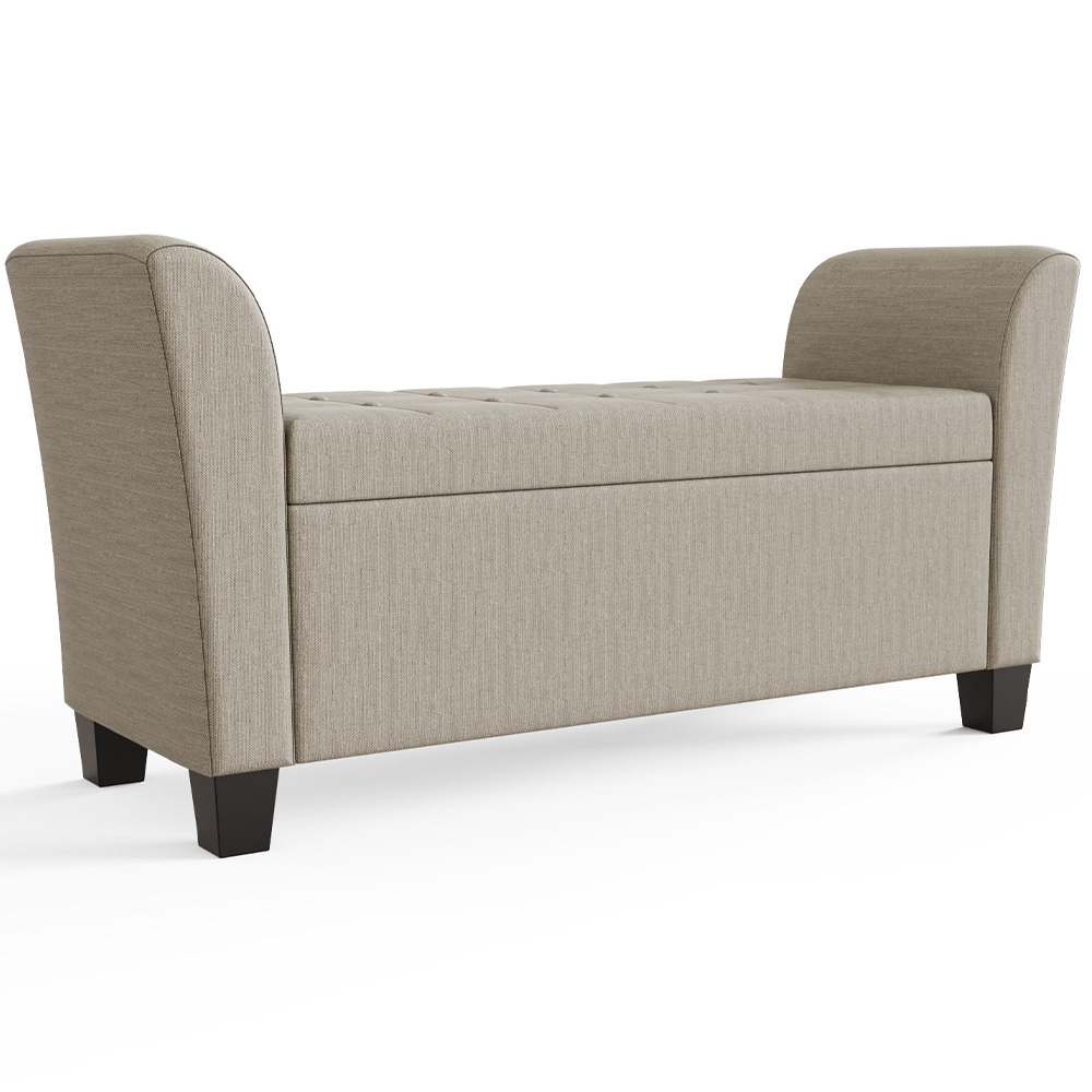 GFW Verona Natural Fabric Window Seat Image 2