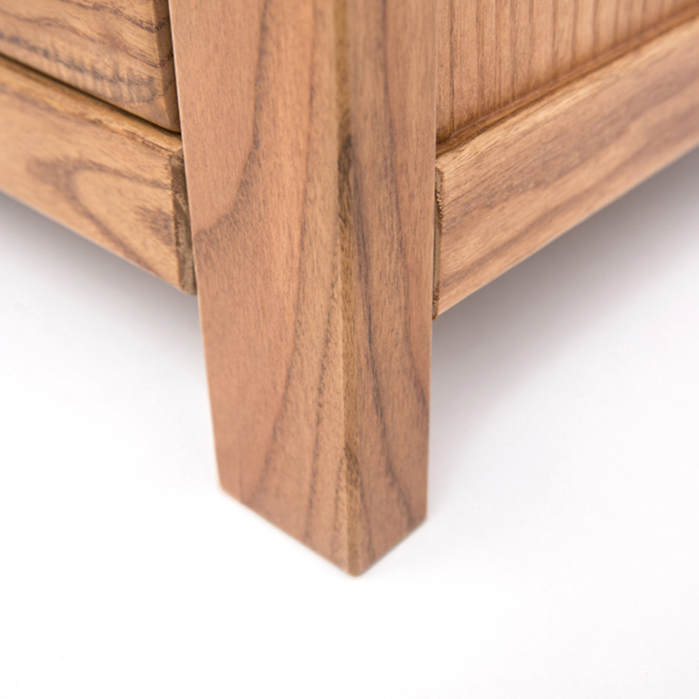 Cabinet Bits Trivento 6 Drawer Brown Chrome Knob Chest of Drawers Image 6