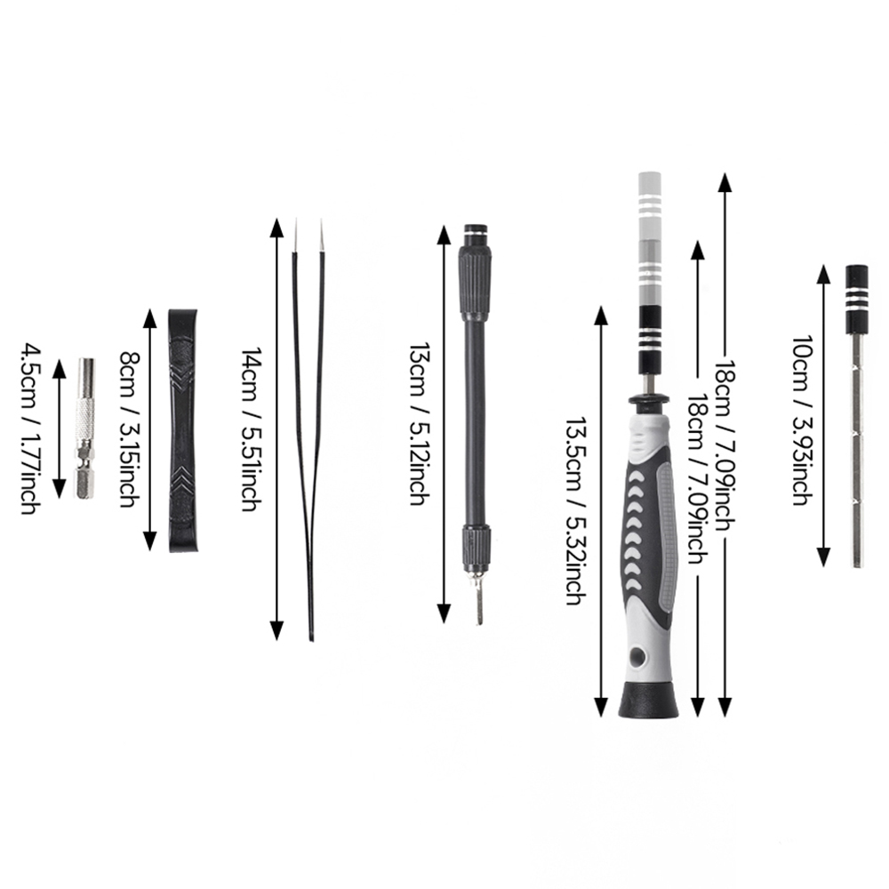 Living and Home Precision Magnetic 130 Piece Screwdriver Set Image 7
