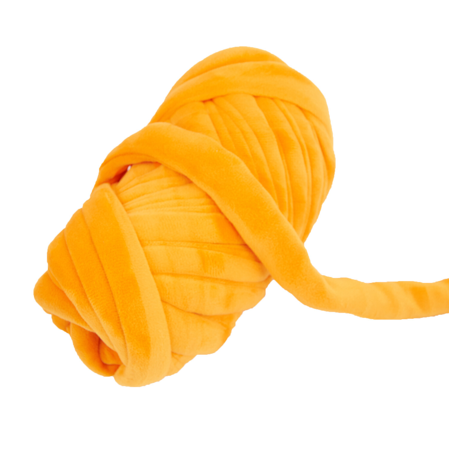 Velvet Tube Yarn - Orange Image 2